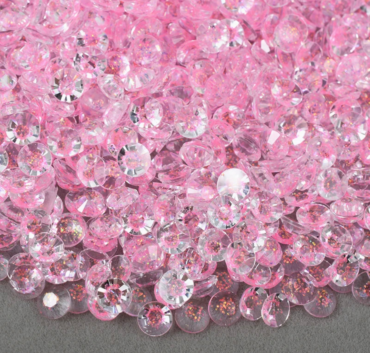 Glitter Transparent Rhinestones